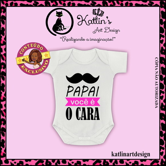 Body Infantil - Papai Você É o Cara