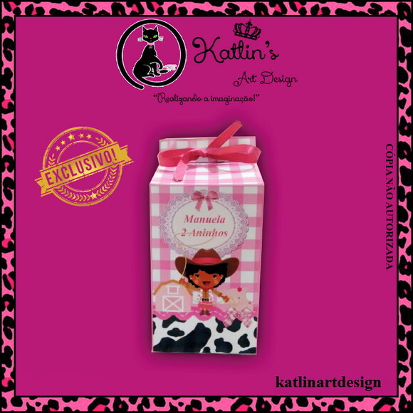 Caixa Milk - Fazendinha Rosa