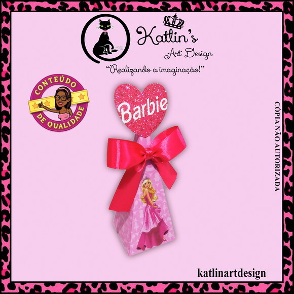 Caixa Pirâmide - Barbie Princesa
