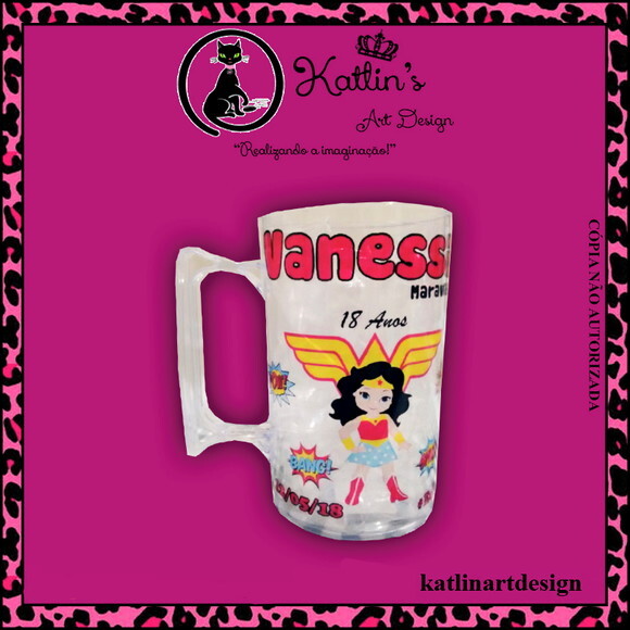 Caneca Chopp - Mulher Maravilha