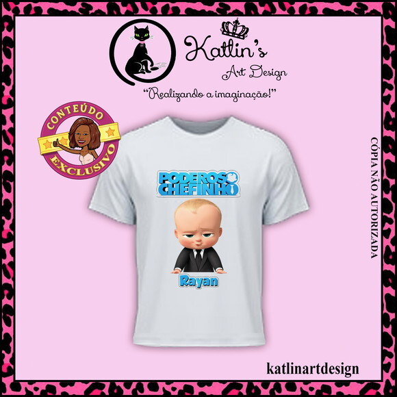 Camisa Personalizada - O Poderoso Chefinho