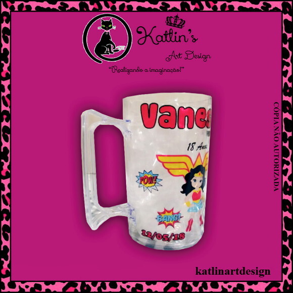 Caneca Chopp - Mulher Maravilha