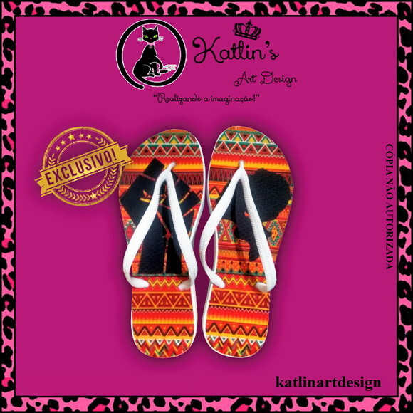 Chinelo Personalizado - África