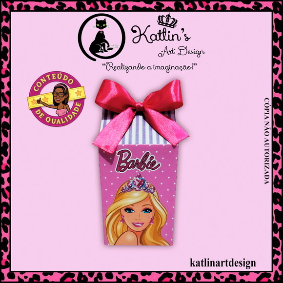 Kit Caixas Personalizadas Clássicas - Barbie Princesa
