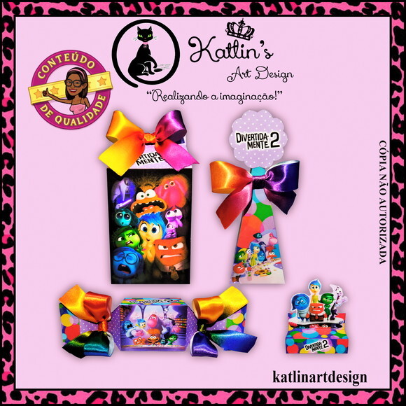 Kit Caixas Personalizadas Clássicas - Divertidamente 2
