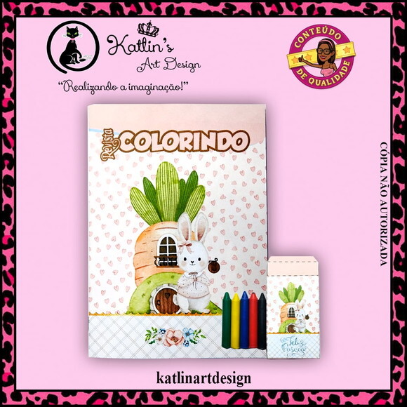 Livrinho para Colorir - Páscoa