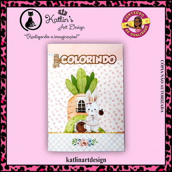 Livrinho para Colorir - Páscoa
