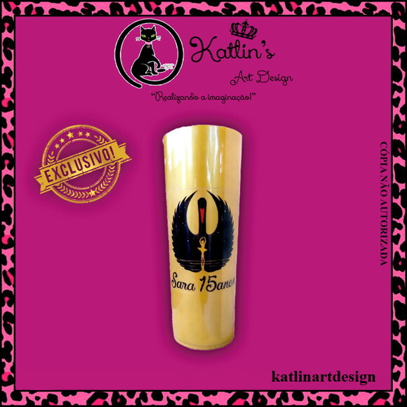 Long Drink Personalizado - Cisne Negro