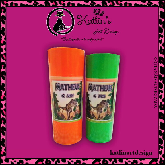 Long Drink Personalizado - Dinossauro