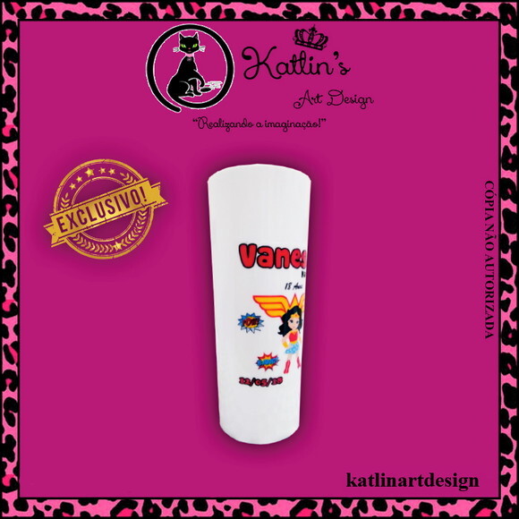 Long Drink Personalizado - Mulher Maravilha