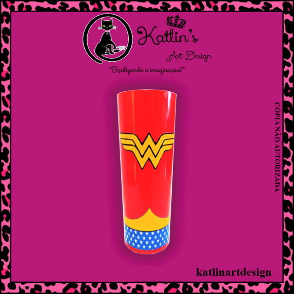 Long Drink Personalizado - Mulher Maravilha