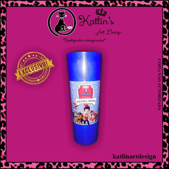 Long Drink Personalizado - Patrulha Canina