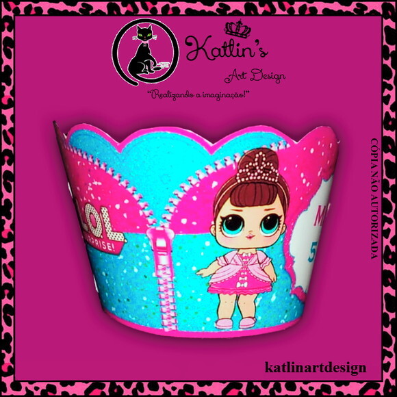 Saia Wrapper para Cupcake - Lol Surprise
