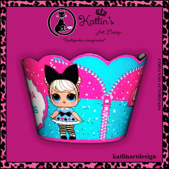 Saia Wrapper para Cupcake - Lol Surprise