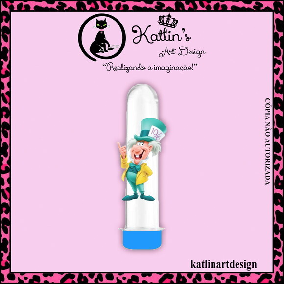 Tubete 13cm - Alice no País das Maravilhas