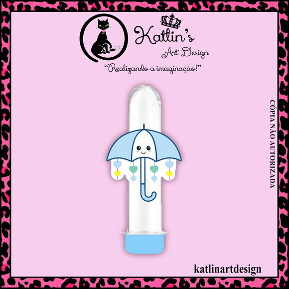 Tubete 13cm - Chuva de Amor