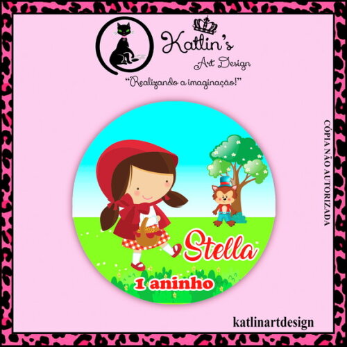 Adesivo - Chapeuzinho Vermelho