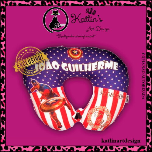 Almofada para Pescoço - Capitão América