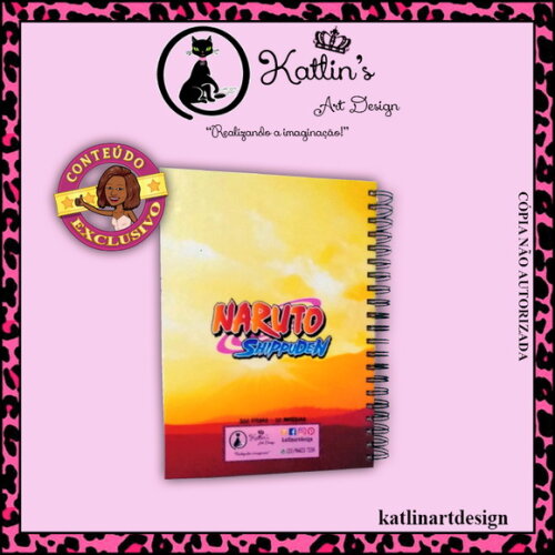Caderno 10 Matérias - Naruto