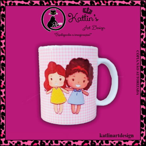 Caneca de Porcelana - Melhores Amigas