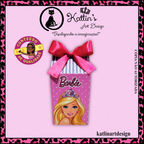 Kit Caixas Personalizadas Clássicas - Barbie Princesa