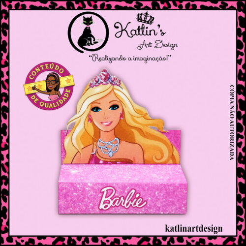 Kit Caixas Personalizadas Clássicas - Barbie Princesa
