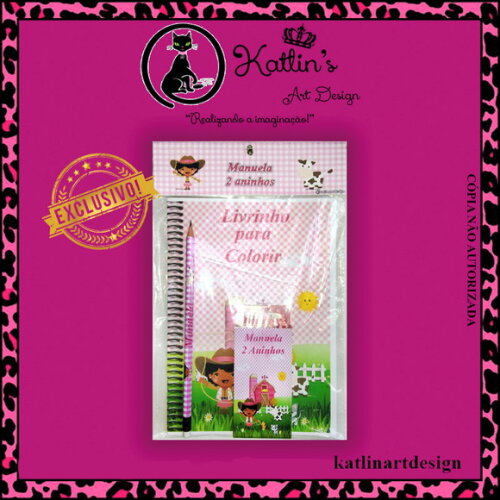 Kit Colorir - Fazendinha