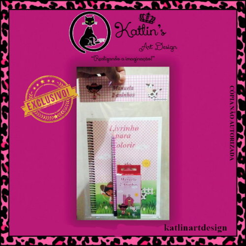Kit Colorir - Fazendinha