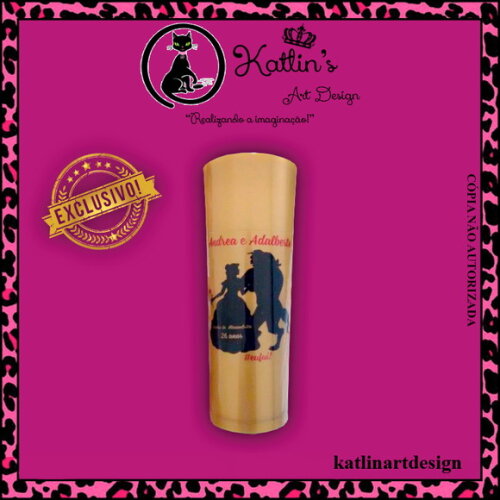 Long Drink Personalizado - A Bela e a Fera