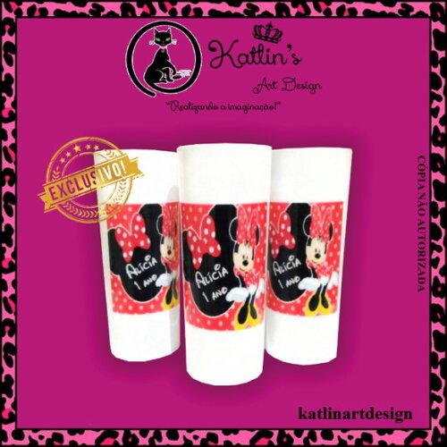 Long Drink Personalizado - Minnie