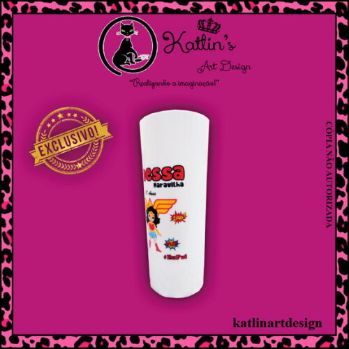 Long Drink Personalizado - Mulher Maravilha