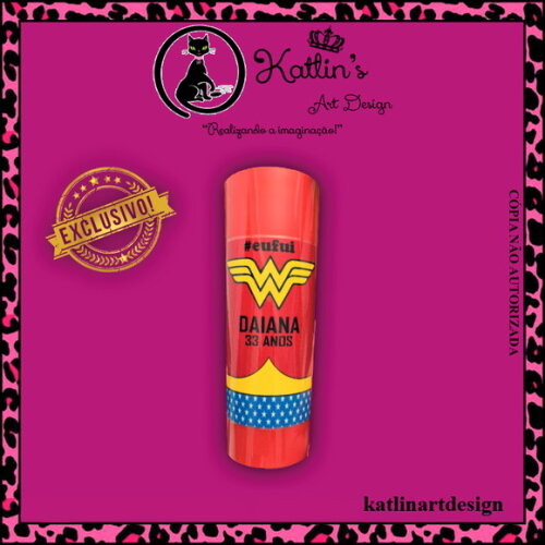 Long Drink Personalizado - Mulher Maravilha