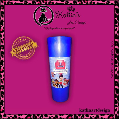 Long Drink Personalizado - Patrulha Canina