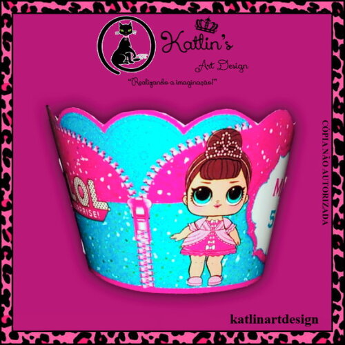 Saia Wrapper para Cupcake - Lol Surprise