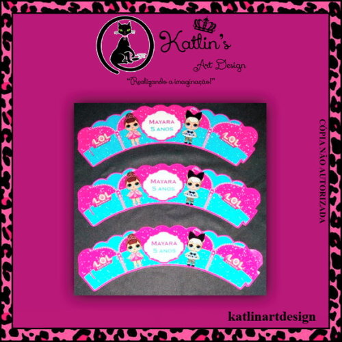 Saia Wrapper para Cupcake - Lol Surprise