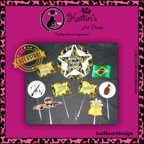 Topo de Bolo - Soldado