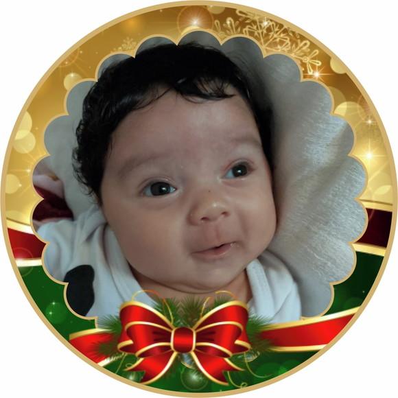 10 Bolas de Natal Personalizadas - 7cm com Foto