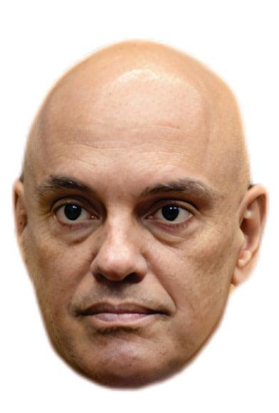 10 Máscaras Personalizadas Alexandre de Moraes