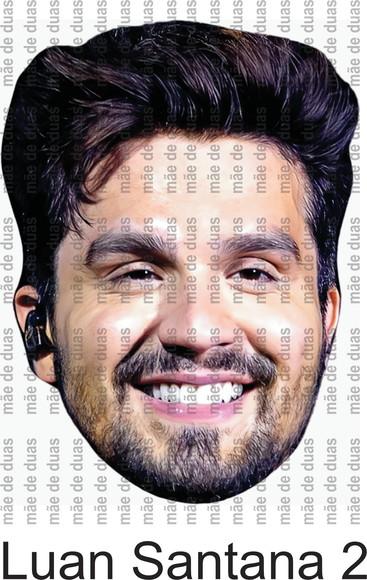 10 Máscaras Personalizadas - Luan Santana