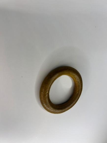 Argola de Madeira 45mm - com 25 Unidades