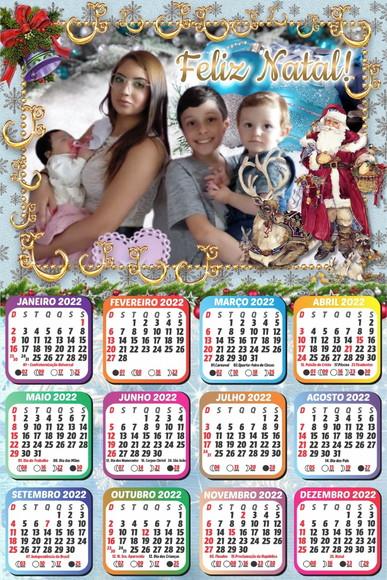 Calendário Personalizado 2022 - A4