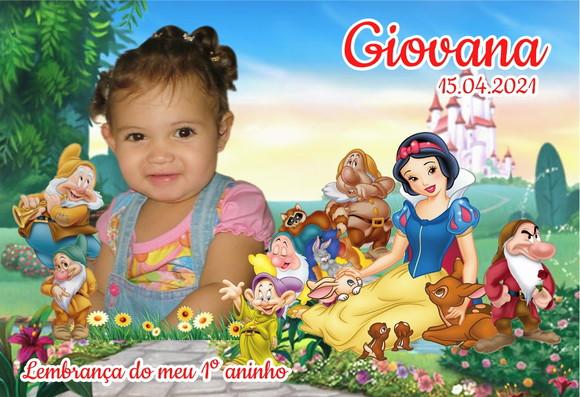 FOTO IMÃ - BRANCA DE NEVE - C/ 20 Unidades