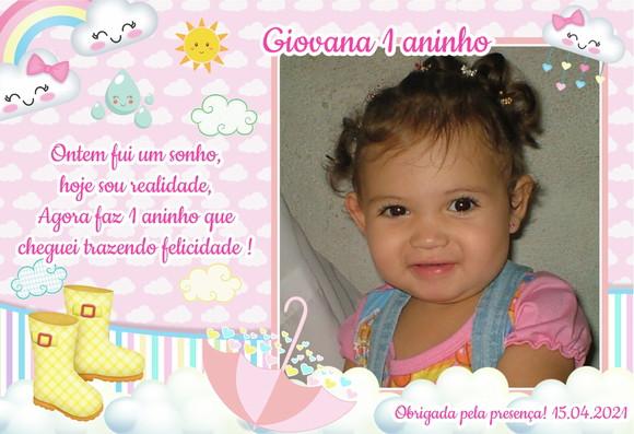 FOTO IMÃ - CHUVA DE AMOR - - C/ 20 Unidades