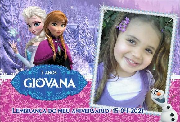 Foto Imã - Frozen - c/ 20unid.