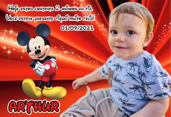 FOTO IMÃ - MICKEY - - C/ 20 Unidades
