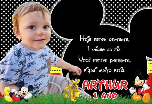 FOTO IMÃ - MICKEY - - C/ 20 Unidades