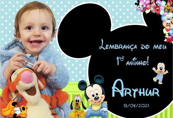 FOTO IMÃ - MICKEY BABY - C/ 20 Unidades