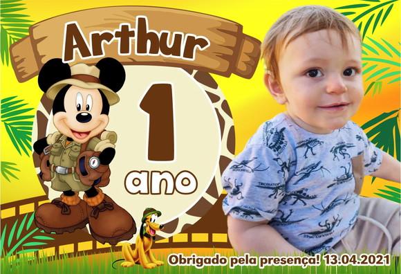 FOTO IMÃ - MICKEY SAFARI - - C/ 20 Unidades