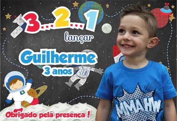 Foto Imã Personalizado - Astronauta - c/ 20 Unid.