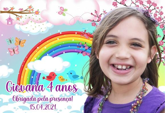Foto Imã Personalizado - Arco Iris - c/ 20 Unid.